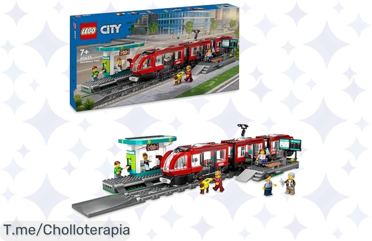 Construye la diversión con el Lego City Tranvía y Estación, un ofertón único que despierta la creatividad de tus pequeños. ¡Compra ahora antes de que se acabe esta oportunidad!