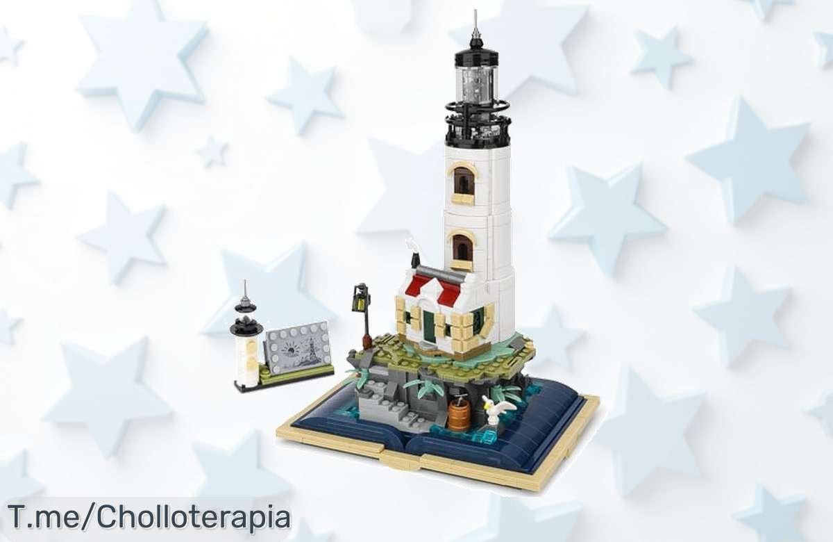 Construye magia y diversión con el faro iluminador: ¡1016 piezas para crear sonrisas! Consigue este ofertón único antes de que se agote, compra ahora y brilla.
