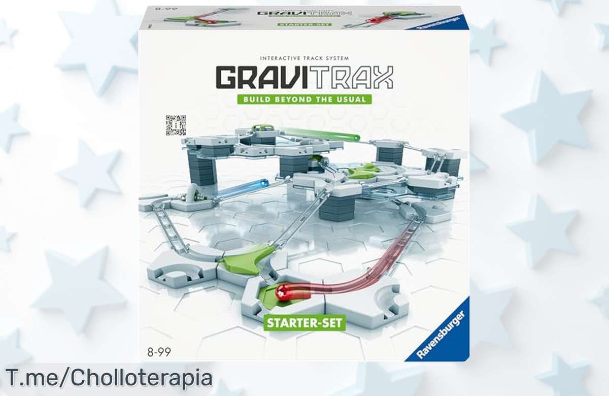 Construye tu mundo de canicas con GraviTrax, un super chollo educativo que enseña física y divierte a todos. ¡No lo dejes escapar, oferta limitada!