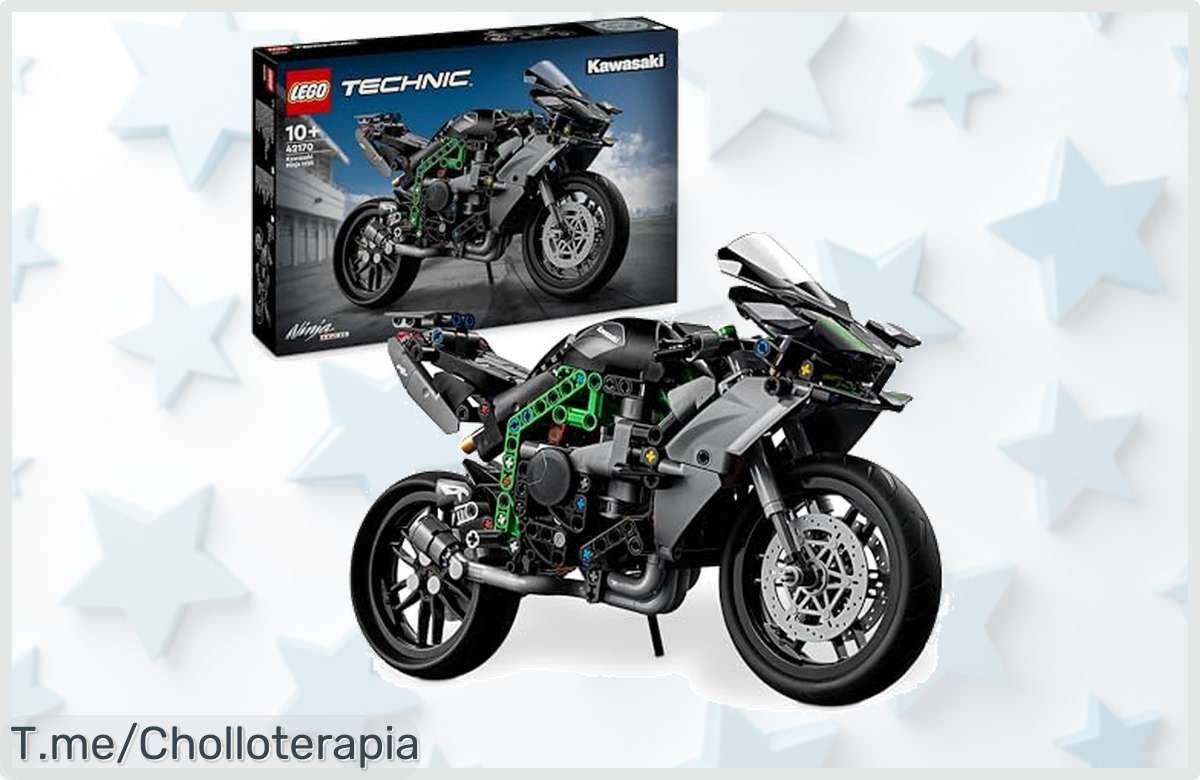 Construye tu propia Kawasaki Ninja H2R y disfruta de un super chollo con detalles realistas. ¡No esperes más, hazte con este ofertón antes de que volar!