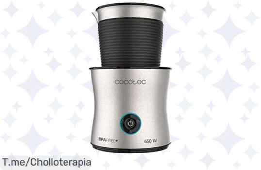 Convierte tu cocina en una cafetería con el espumador Cecotec Power Moca Spume 5000 y disfruta de mañanas deliciosas, ¡no te pierdas este super chollo limitado!