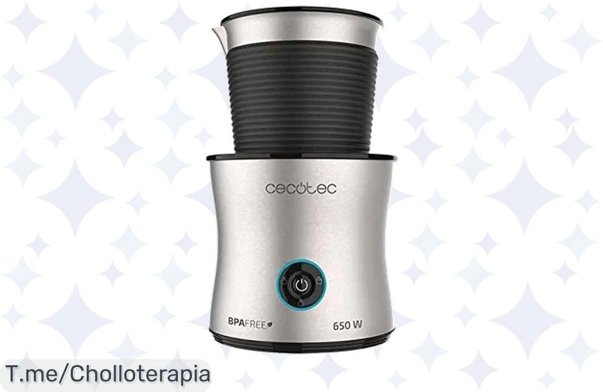 Convierte tu cocina en una cafetería con el espumador Cecotec Power Moca Spume 5000 y disfruta de mañanas deliciosas, ¡no te pierdas este super chollo limitado!