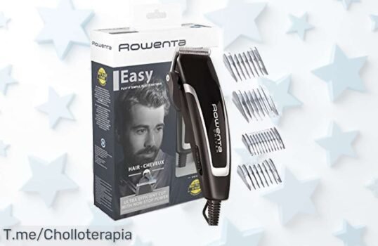 Cortapelos Rowenta Driver: ¡Super chollo con cuchillas de acero inoxidable! Consigue cortes perfectos y duraderos No pierdas esta oferta, compra ya antes que se agote