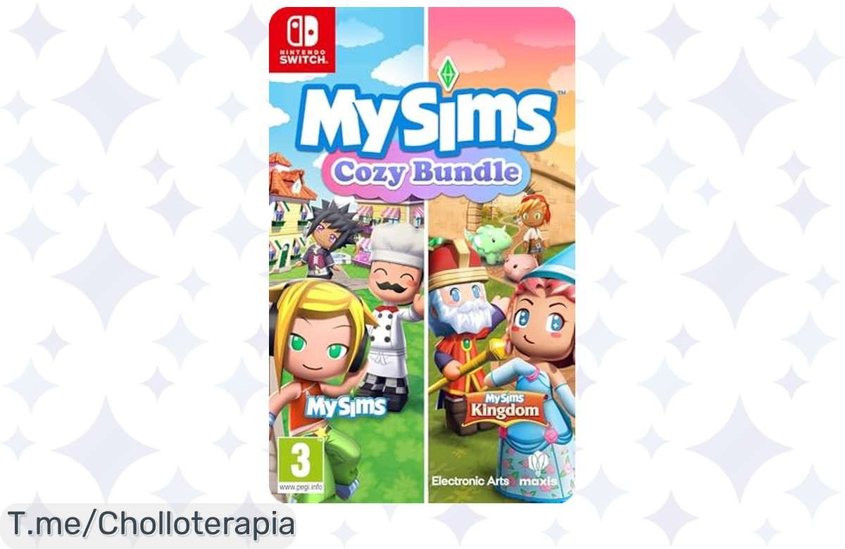 Crea mundos mágicos con MySims: Sofá y Mantita Switch, un super chollo que te hará disfrutar de puzzles divertidos. ¡No te quedes sin el tuyo antes de que se agote!