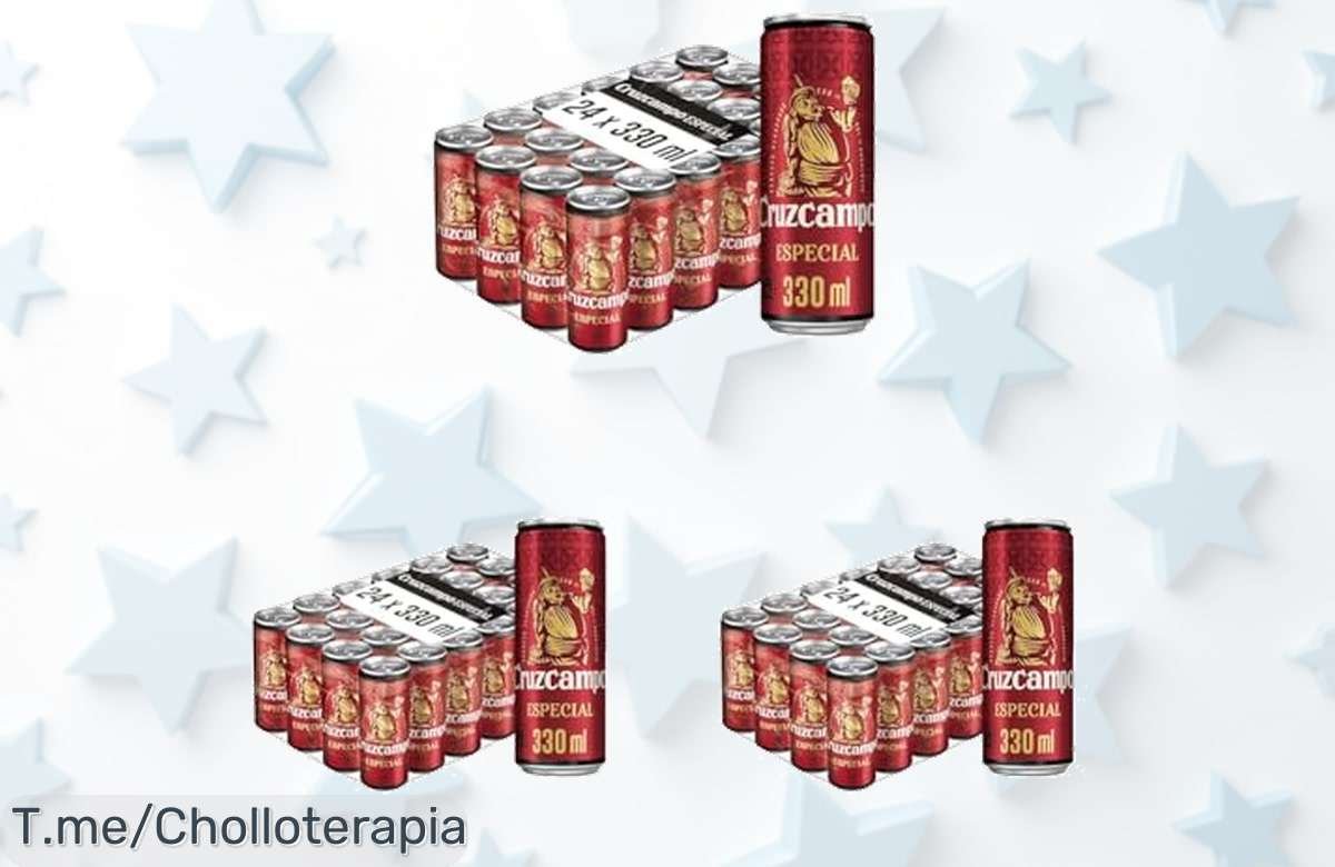 Cruzcampo Especial a precio loco: 72 latas con sabor dulce y afrutado ideal entre 0° y 3°C. ¡No dejes pasar este ofertón limitado, hazte con el tuyo ya!