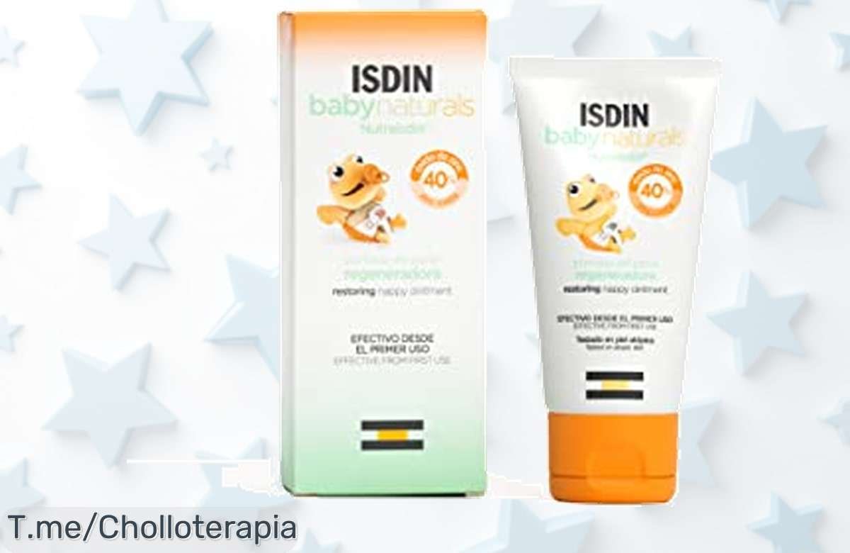Cuida el culito de tu bebé con NutraISDIN Baby Naturals, el super chollo que calma al instante. ¡Descuento brutal y protección intensa! Apresúrate antes que se agote.