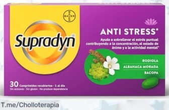 Desata tu potencial mental y reduce el estrés con Supradyn Anti Stress a un precio loco: solo un comprimido al día ¡No dejes pasar esta oferta única, actúa ya!