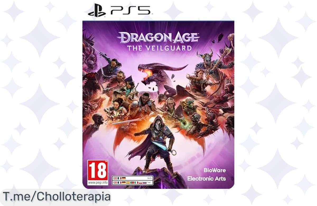 Descubre Dragon Age: The Veilguard para PS5 a un precio loco, vive aventuras épicas y toma decisiones que cambian el juego. ¡No dejes pasar este ofertón limitado!