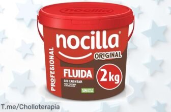 Descubre Nocilla Original y Avellanas en 2kg, ¡super chollo para que tus desayunos sean irresistibles! Aprovecha esta oferta única antes de que se agote