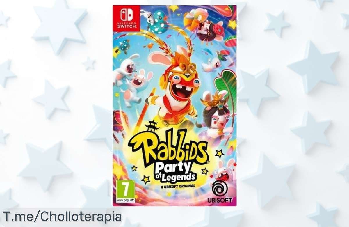 Descubre Rabbids: Party of Legends, un super chollo para Nintendo Switch que hará reír a toda la familia. ¡No te pierdas este ofertón y crea recuerdos únicos ya!