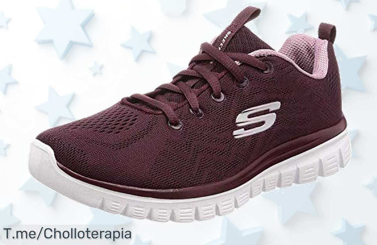 Descubre Skechers Graceful: comodidad total y diseño acolchado a un precio loco. Perfectas para cada paso, ¡aprovecha este ofertón antes de que se acaben!