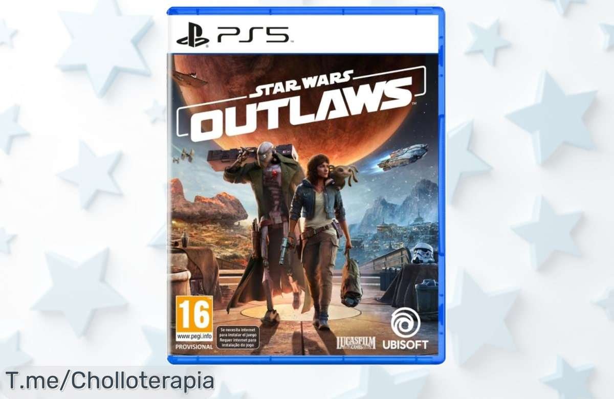 Descubre Star Wars Outlaws en PS5: un ofertón nunca visto que te convierte en héroe galáctico. ¡Aprovecha este precio loco y vive la aventura hoy mismo!