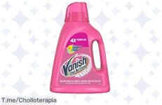 Descubre Vanish Oxi Action: El quitamanchas que cuida tus prendas y elimina manchas difíciles al instante ¡Aprovecha este ofertón antes de que se acabe!