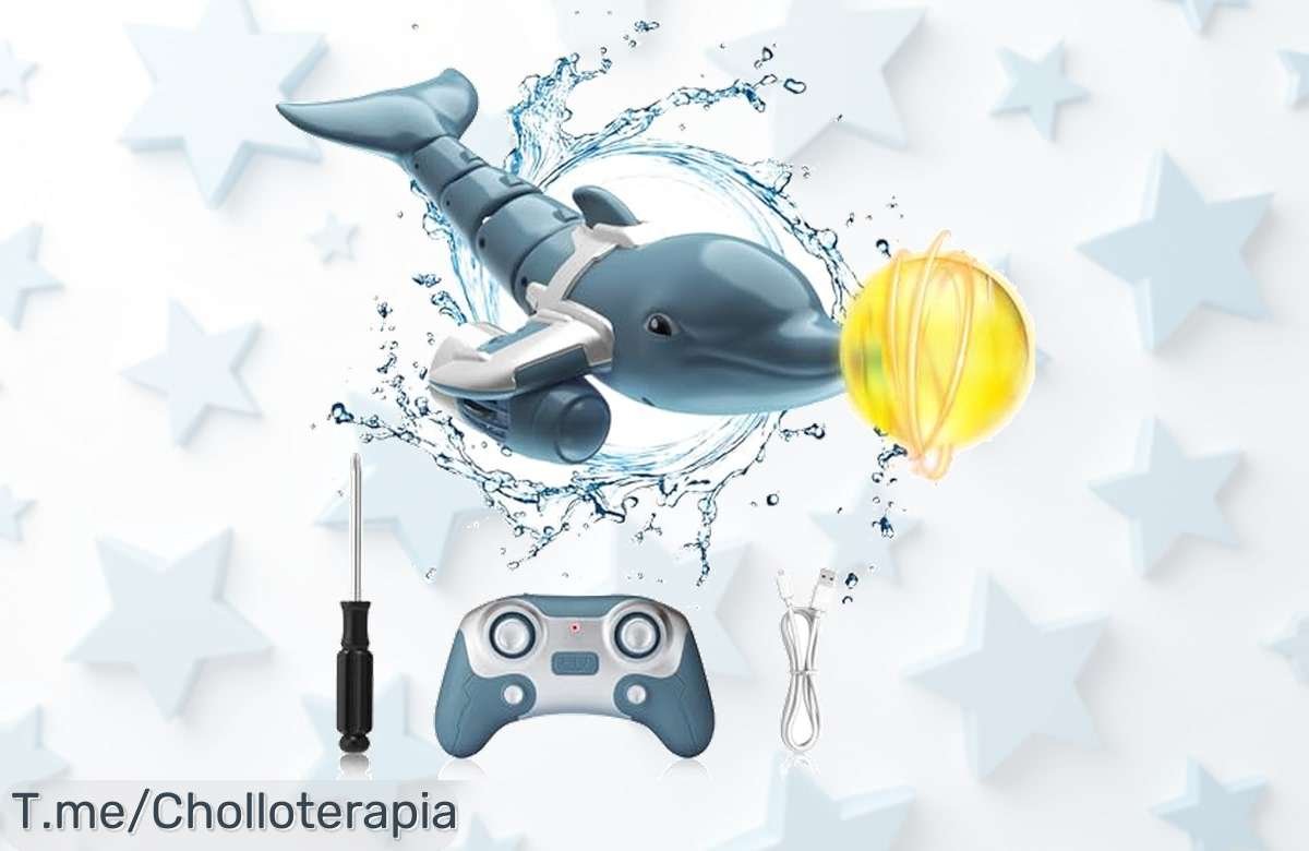 Descubre el Aceshop Juguete Teledirigido Delfín a un precio loco: nada como delfín en tu piscina y disfruta chapuzones divertidos. ¡Oferta limitada, actúa ya!