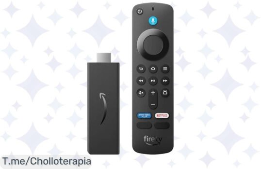 Descubre el Amazon Fire TV Stick HD: Reproduce tus series y películas en Full HD con control por voz a un precio loco ¡No te pierdas este super chollo, compra ya!