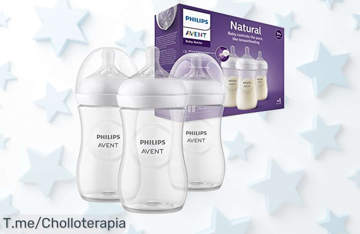 Descubre el Biberón Natural Response de Philips Avent, un super chollo con válvula anticólicos que cuida a tu bebé. ¡No te pierdas esta oferta limitada y compra ya!