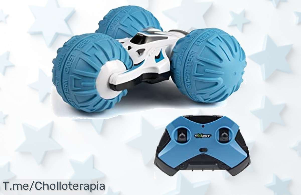 Descubre el Bizak Exost Acrobatic Cyclon, un vehículo que hace acrobacias increíbles y divierte sin parar. ¡No te quedes sin tu super chollo de diversión!