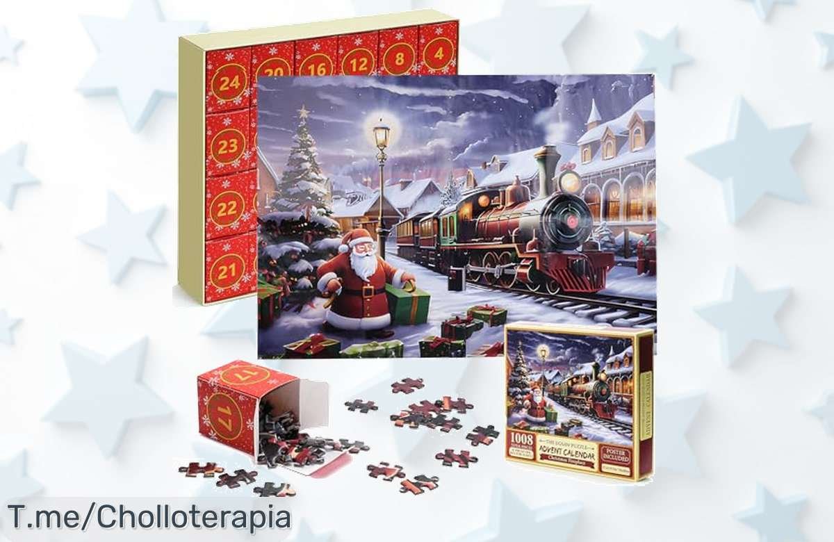 Descubre el Calendario con Puzzle, una oferta nunca vista: 24 días de diversión en familia y decoración navideña. ¡No te quedes sin el tuyo, compra ya este super chollo!
