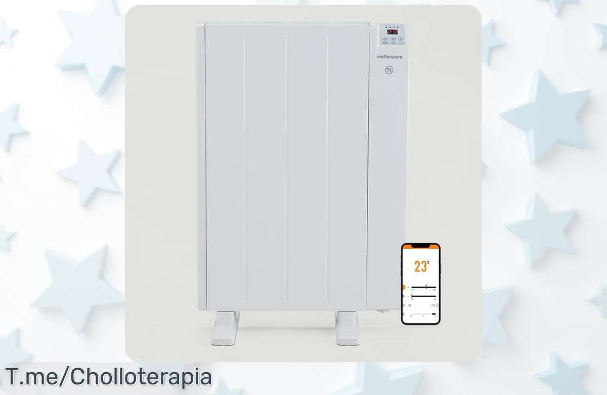 Descubre el Chollazo del Invierno: Emisor Térmico Mellerware Comfy con WIFI para calentar tu hogar al instante. ¡No dejes pasar este ofertón, compra ya antes de que se agote!