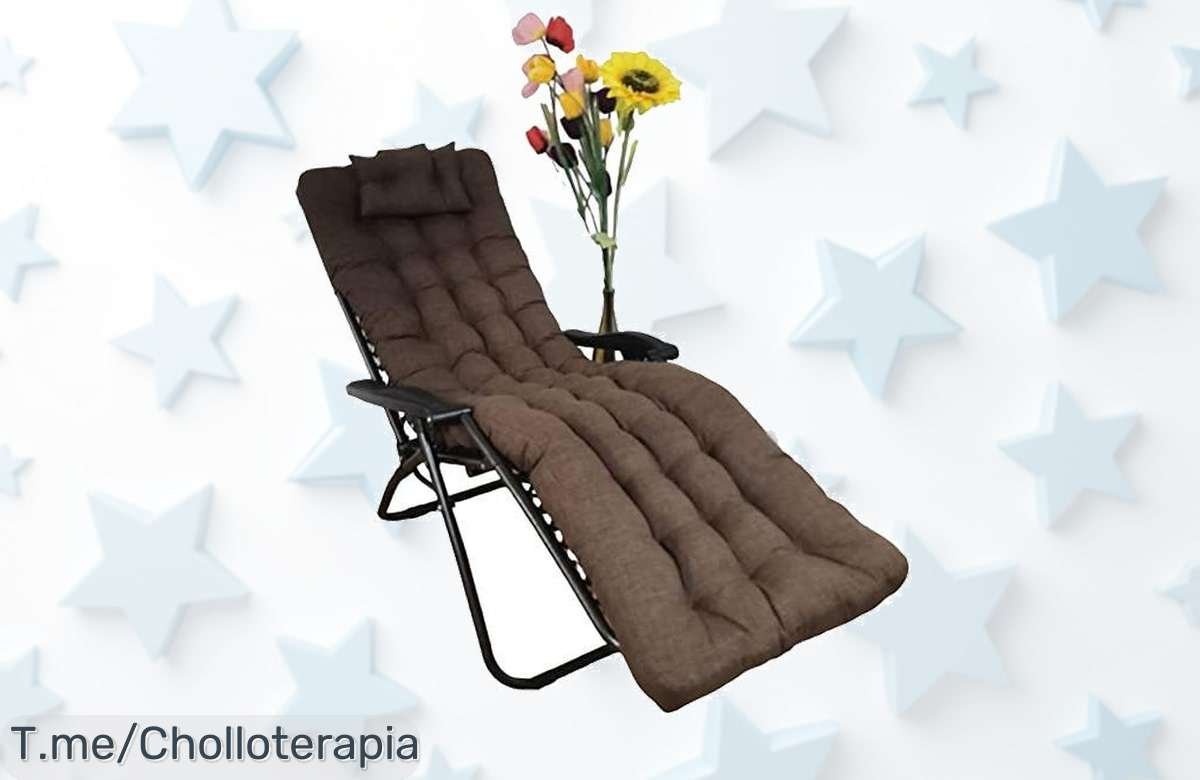 Descubre el Cojín Tumbona REINO MANSIDI: super chollo con almohada y comodidad increíble. No dejes pasar esta oferta única, ¡date prisa antes que se acabe!