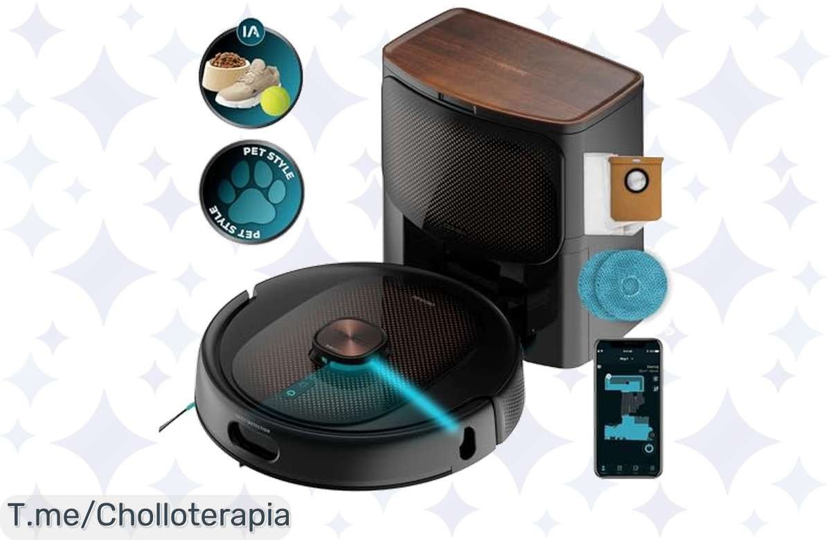 Descubre el Conga 10090 AI, el robot limpiador con succión brutal y batería que dura 240 min. ¡Oferta única nunca vista! Corre y llévatelo a un precio de ganga ahora mismo.