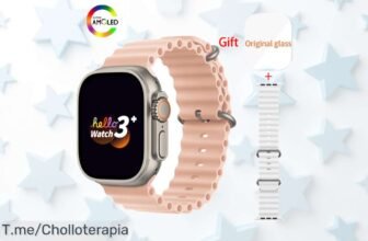 Descubre el Hello Watch 3 Plus: el reloj inteligente con pantalla Ultra AMOLED y brújula, ¡un super chollo que transforma tu estilo! Compra ya antes de que se agote