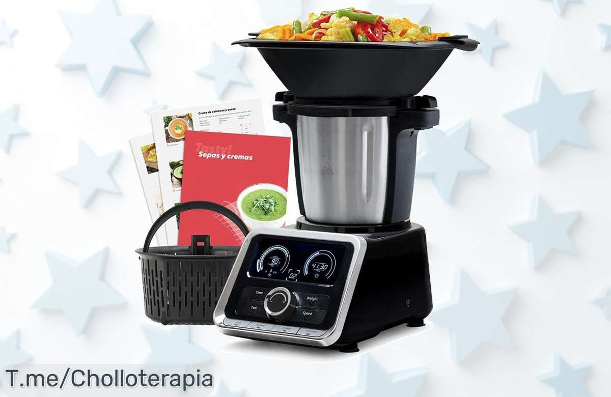 Descubre el Mellerware Robot de Cocina Tasty: ¡El super chollo que te convierte en chef con 200 recetas y 13 velocidades! No pierdas esta oferta única, compra ya antes de que se acabe.