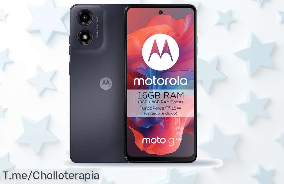Descubre el Motorola Moto G04s 4G a un precio loco y disfruta de su increíble pantalla HD+ de 6.56 y 90Hz. Oferta única, ¡aprovéchala antes que desaparezca!
