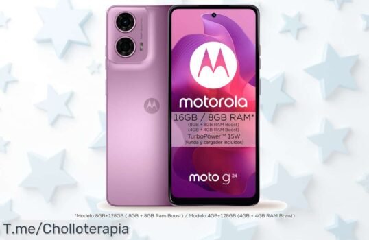 Descubre el Motorola Moto G24: Pantalla HD+, cámaras de 50 MP y Dolby Atmos en un precio loco ¡Oferta limitada, no te quedes sin el tuyo! Comprar ahora es urgente