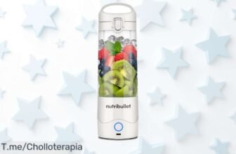 Descubre el NutriBullet Portátil: Tritura frutas y hielo al instante, aprende a disfrutar smoothies deliciosos donde quieras ¡No dejes pasar este ofertón limitado!