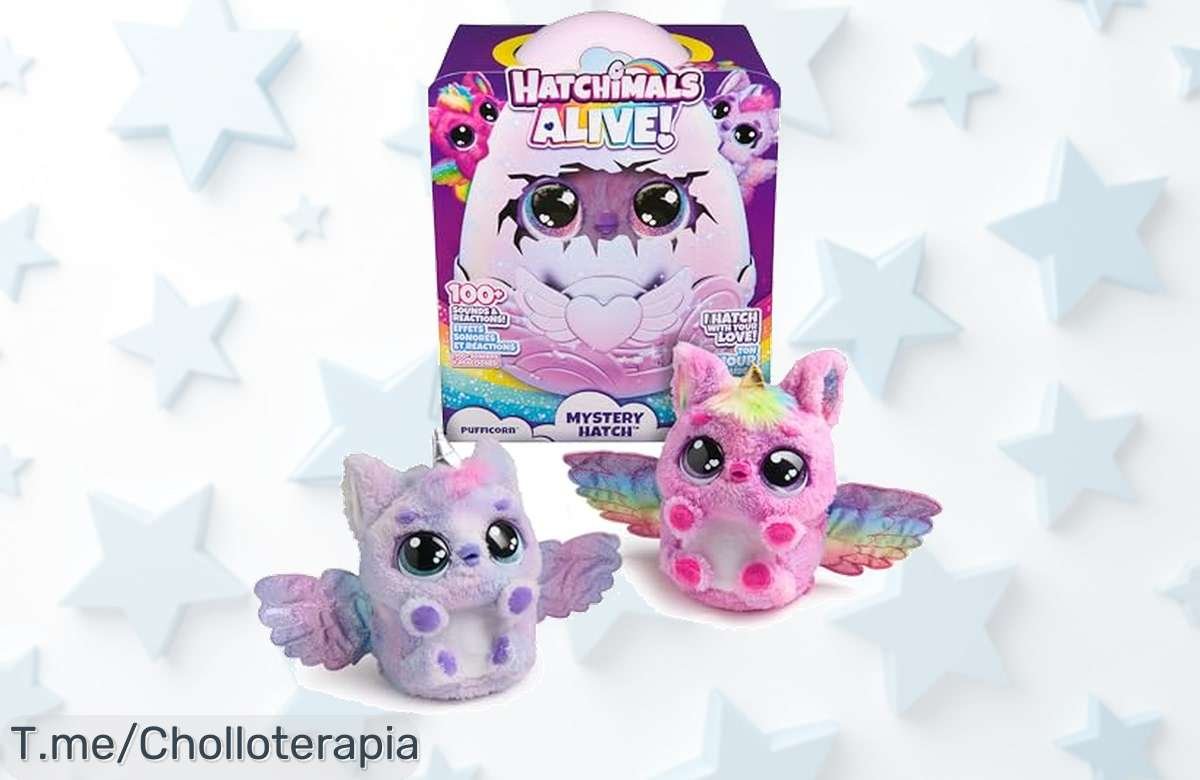 Descubre el Ofertón HATCHIMALS Alive: Más de 100 Reacciones Sorprendentes y Luz Mágica, ¡Un Regalo Único para Niños! Aprovecha este Precio Loco, Disponibilidad Limitada.
