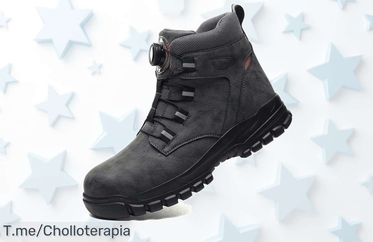 Descubre el Ofertón de Zapatos de Seguridad Ligeros e Impermeables, ¡Super Cómodos y con Alta Reflejancia! No Pierdas Este Precio Loco, Actúa Ya Antes que se Agoten.