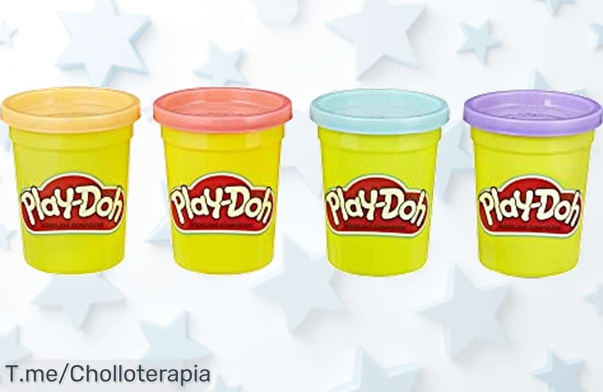 Descubre el Pack de 4 Colores PlayDoh a un precio loco y crea momentos mágicos con tu familia. ¡Aprovecha este ofertón antes que se agote, no te quedes sin él!
