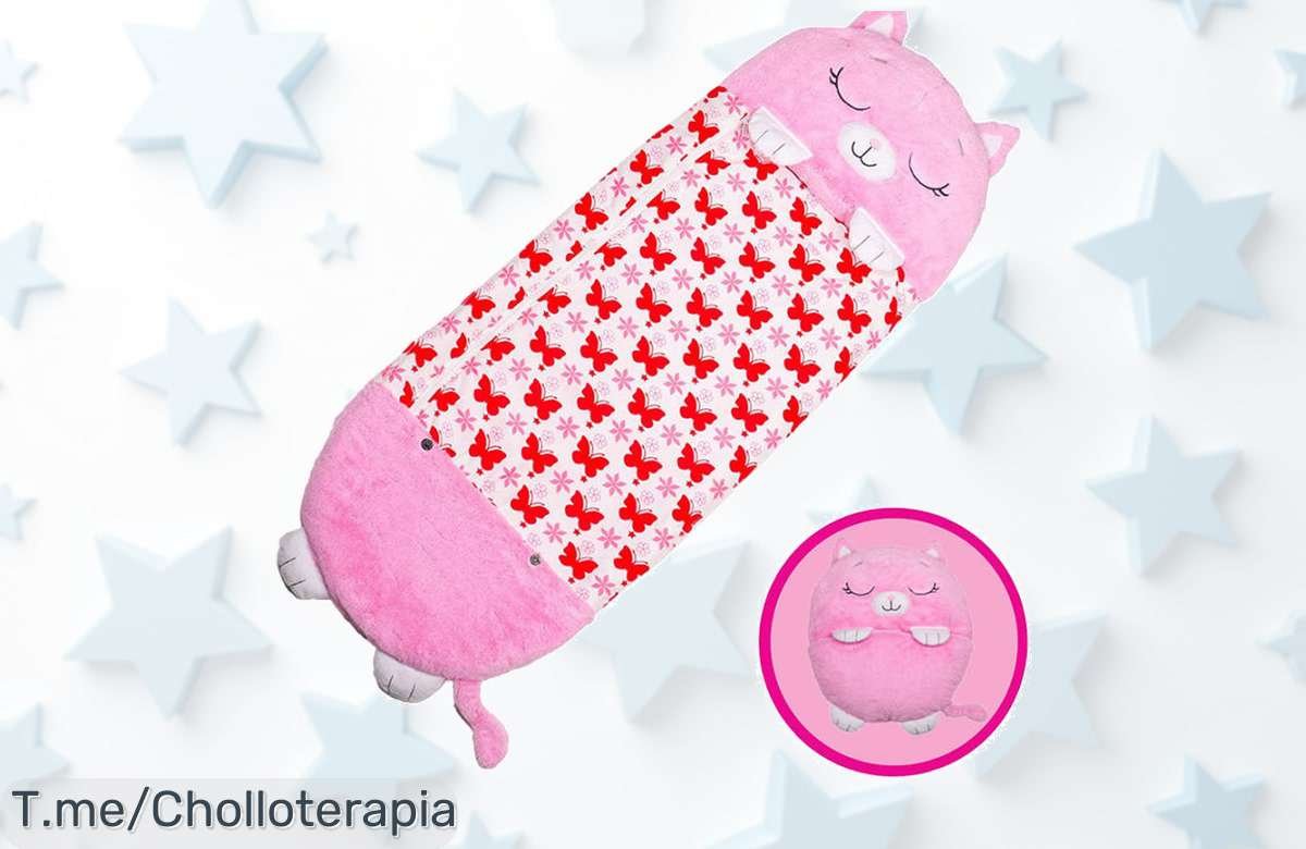 Descubre el Saco de Dormir de Dibujos Animados que hará soñar a tu niño con aventuras increíbles, ¡super chollo! Compra ahora y transforma sus noches mágicas antes que se acabe esta oferta única.