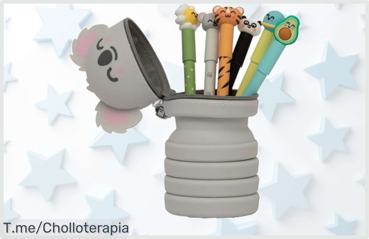 Descubre el Set de 6 Bolígrafos BorraBorra en Colores Vibrantes y un Koala Sorpresa; ¡Creatividad Desatada a Precio Loco! Asegura tu Chollo Antes que Se Agote.