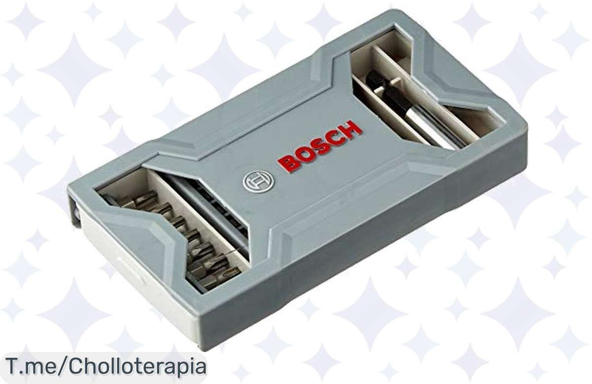 Descubre el Set de Puntas Bosch Profesional a un precio loco, con 25 piezas duplicadas y compactas para llevar. ¡No te pierdas este ofertón limitado, compra ya!