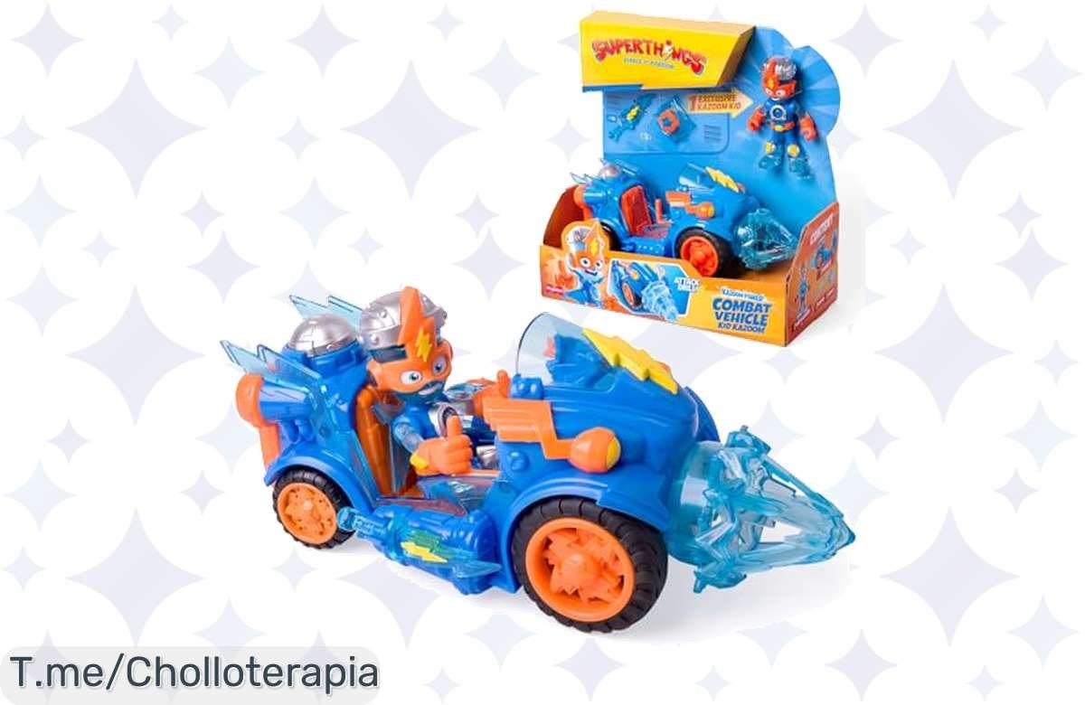 Descubre el Super Chollo del Vehículo de Combate Kid Kazoom y vive aventuras épicas con figuras exclusivas. ¡No te quedes sin el tuyo, oferta limitada!