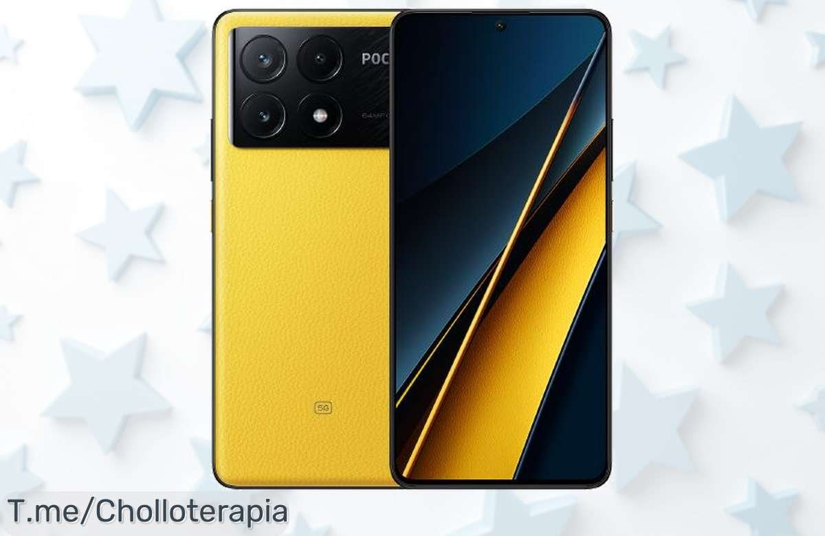 Descubre el Teléfono POCO X6 Pro 5G con pantalla AMOLED y cámara de 64 MP, ¡un super chollo que no puedes dejar pasar! Compra ya antes de que se agote esta oferta única.