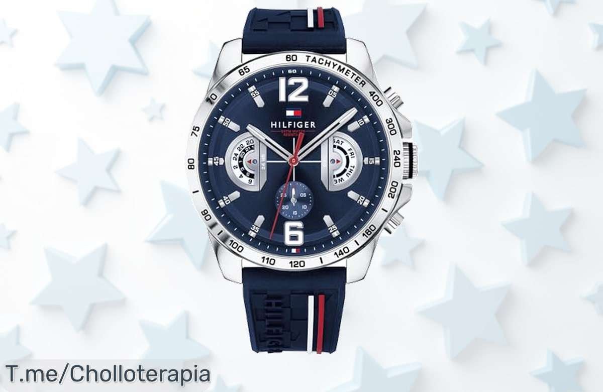 Descubre el Tommy Hilfiger: reloj analógico multifuncional con elegancia y resistencia en un precio loco, ¡no dejes pasar este ofertón limitado antes que se agote!