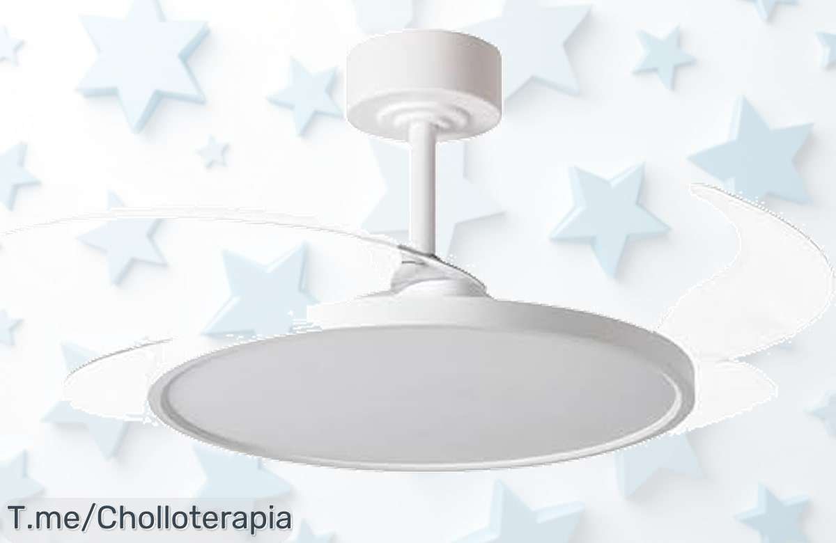 Descubre el Ventilador de Techo SLIM con control remoto y luz LED ajustable, un ofertón único para refrescar tu hogar. ¡No te lo pierdas, oferta limitada!