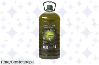 Descubre el aceite de oliva virgen extra Carrefour en garrafa de 5L a un precio loco, ¡sabor espectacular para tus platos! Oferta limitada que no puedes dejar pasar, compra ya