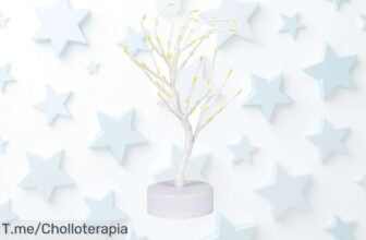 Descubre el árbol luminoso de 54 LED que transformará tu hogar a un precio loco; ilumina tus espacios y sorprende a todos ¡Oferta limitada, actúa ya!