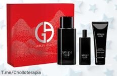 Descubre el aroma irresistible de ARMANI para hombre, un super chollo que transformará tu esencia ¡Aprovecha esta oferta limitada y hazlo tuyo antes de que se acabe!