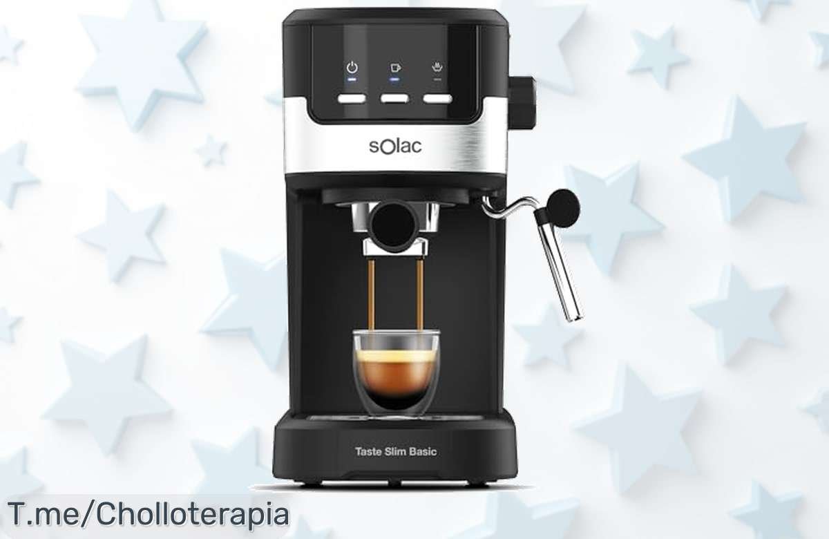 Descubre el café perfecto en casa con la cafetera Solac Taste Slim: 20 bares de potencia y un sabor inigualable. ¡No te pierdas este ofertón exclusivo, actúa ya!