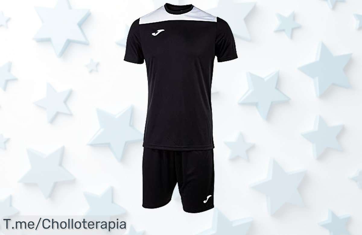 Descubre el chollazo del momento: Joma Set Phoenix II en negro y blanco, un ajuste perfecto y comodidad total que te hará sentir fresco. ¡Compra ya antes de que se agoten!