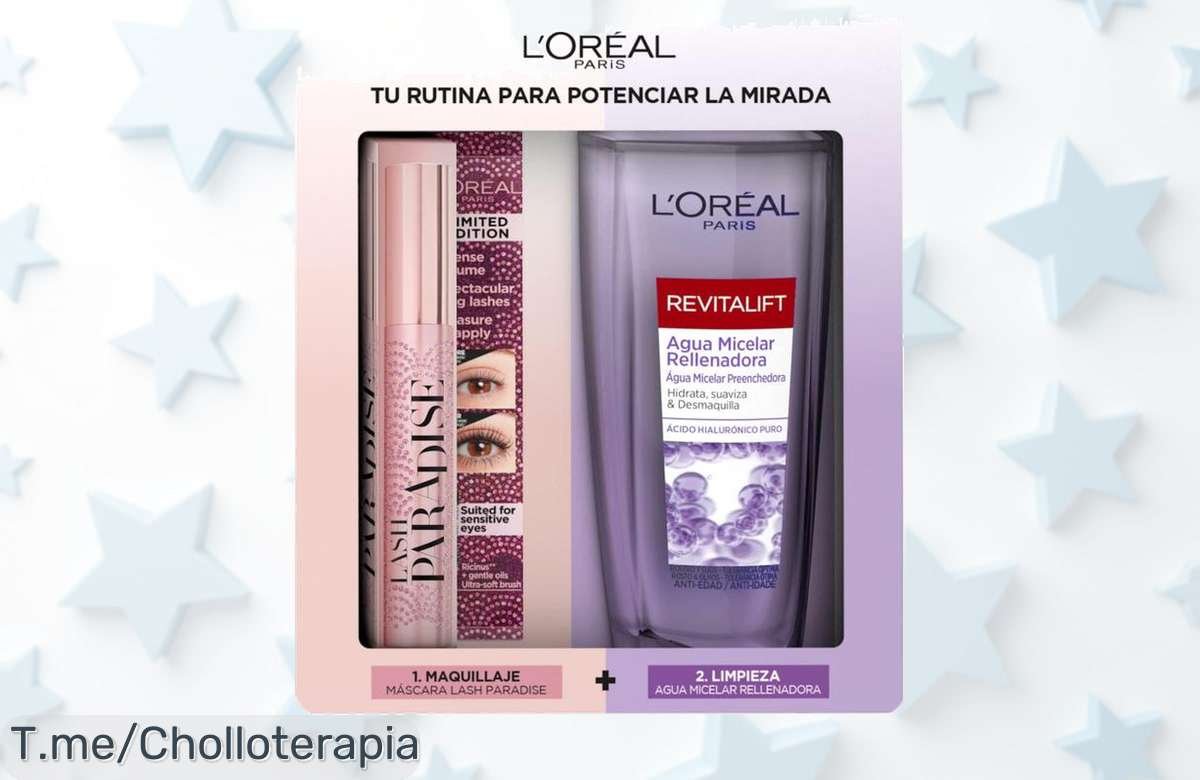 Descubre el cofre mágico de L’Oréal: ¡Maquillaje y cuidado en uno! Aprovecha este ofertón único antes de que se agote. ¡Transforma tu rutina beauty hoy mismo!