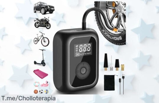 Descubre el compresor de aire portátil que todos desean, inflador potente a precio loco y aprovecha este super chollo hoy mismo, ¡no te quedes sin él!