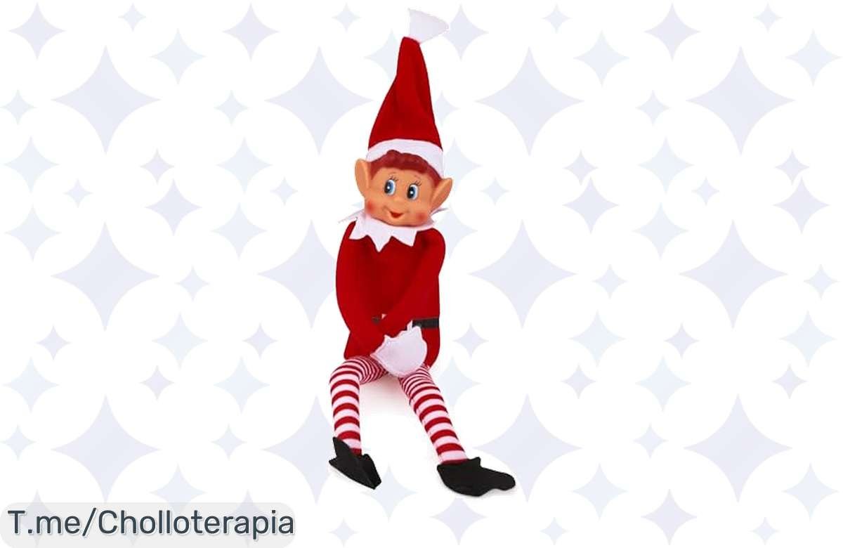 Descubre el elfo travieso más adorable y sorprende a tus peques esta Navidad con un toque mágico, ¡ofertón limitado que no puedes dejar escapar!