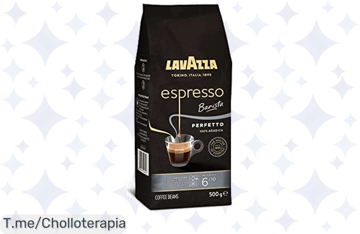 Descubre el espresso italiano auténtico con Lavazza, 100% Arábica y notas florales a un precio loco. ¡Hazte barista en casa, aprovecha este ofertón antes de que se acabe!