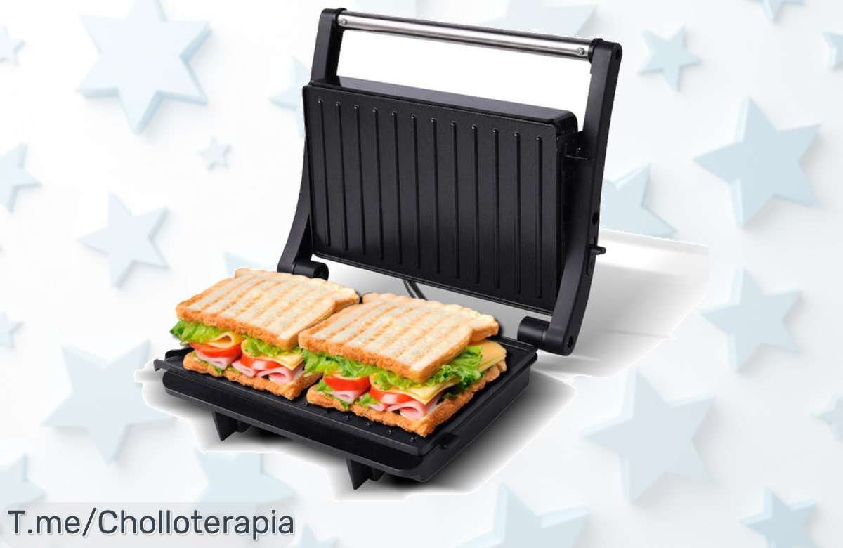 Descubre el grill multifunción Jocca, ¡un super chollo con placas antiadherentes y 800W de potencia! No te pierdas este ofertón único, aprovecha ahora antes que se agote.